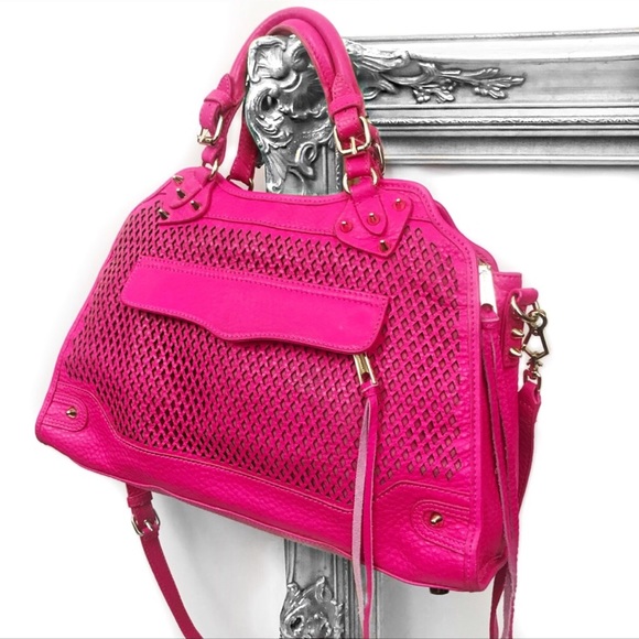 Rebecca Minkoff Handbags - Rebecca Minkoff pink perforated leather bag